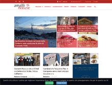 Tablet Screenshot of amalfinotizie.it